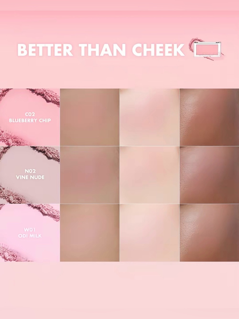 Rom&nd N02 Vine Nude Better Than Cheek- grape color with a hint of beige - Picture 6 of 11